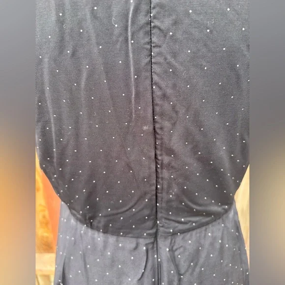 MaxMara Black Wrap polka dot Dress - size L - Picture 7 of 9